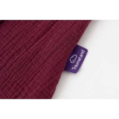 Träumeland Letní spací pytel Liebmich Musselin - Beerenrot, 90 cm - obrázek