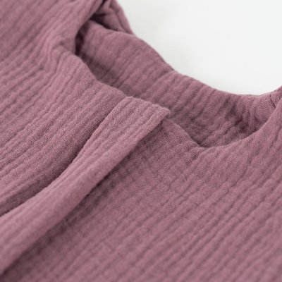 Träumeland Letní spací pytel Liebmich Musselin - Pflaume, 70 cm - obrázek