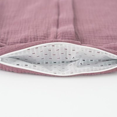 Träumeland Letní spací pytel Liebmich Musselin - Pflaume, 90 cm - obrázek