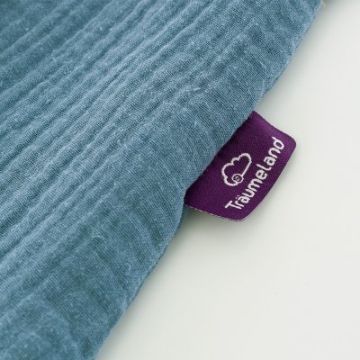 Träumeland Letní spací pytel Liebmich Musselin - Jeansblau, 80 cm - obrázek