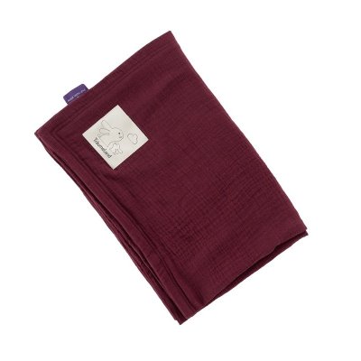 Träumeland Mušelínová deka 100 x 75 cm - Beerenrot