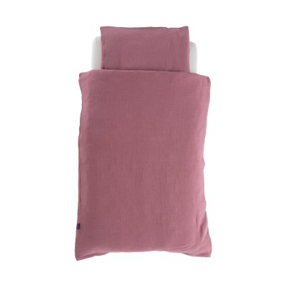 Träumeland Povlečení Musselin 100/135 + 40/60 - Pflaume - obrázek