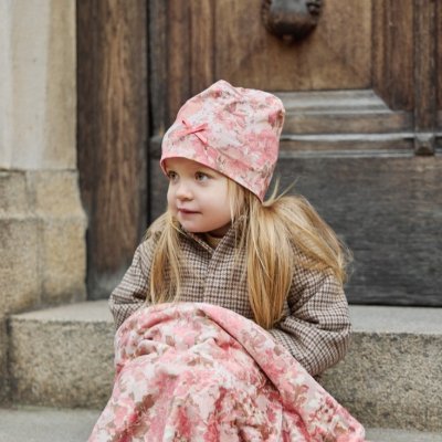Elodie Details Podzimní bavlněná čepice - River Rose, 24 - 36 m
