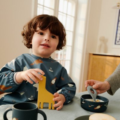 Liewood Merle Bryndák s rukávy - Arctic Sea/Ocean View