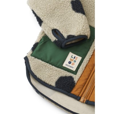 Liewood Noam Dětská bunda - Spot Dots/Mist, vel. 104 - obrázek