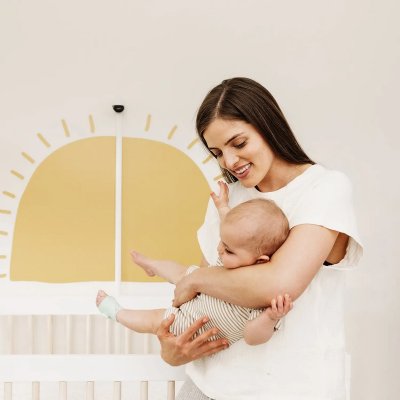 Owlet Dream Sock Chytrá ponožka 0 - 18 m - Světle zelená - obrázek