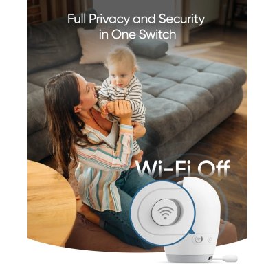 Eufy Dětská chůvička Anker E21 4K - Bílá - obrázek