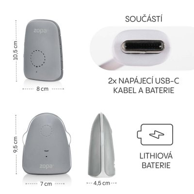 Zopa Digitální audiomonitor Watcher - obrázek