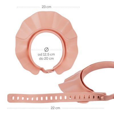 Zopa Silikonový koupací ochranný kšilt - Beige - obrázek