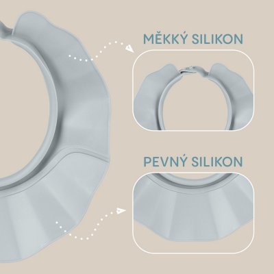 Zopa Silikonový koupací ochranný kšilt - Blue - obrázek