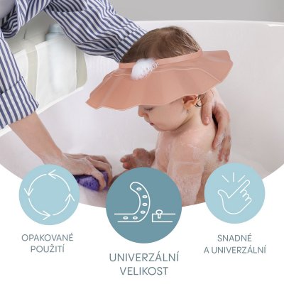 Zopa Silikonový koupací ochranný kšilt - Pink - obrázek