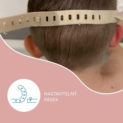 Zopa Silikonový koupací ochranný kšilt - Pink - obrázek