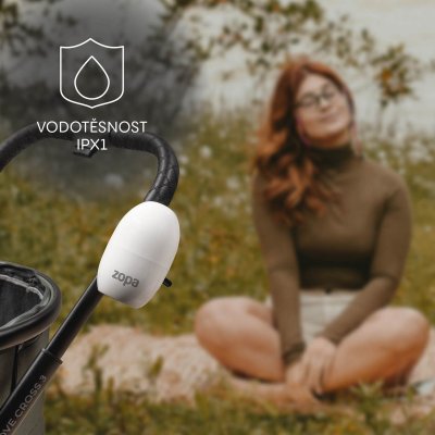 Zopa Eggy Houpadlo kočárku nabíjecí - White - obrázek