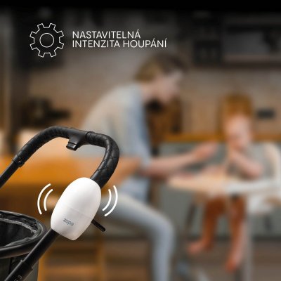Zopa Eggy Houpadlo kočárku nabíjecí - White - obrázek