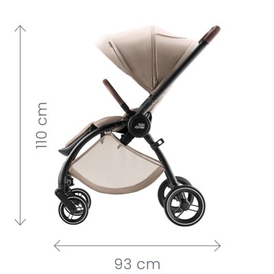 Britax Römer Rio Sportovní kočárek Style - Teak - obrázek