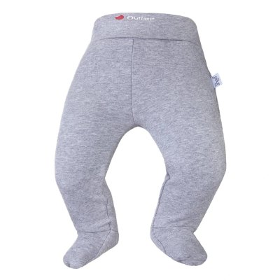 Little Angel Novorozenecká sada smyk Outlast® - Šedý melír/Zvířátka, vel. 56 - obrázek