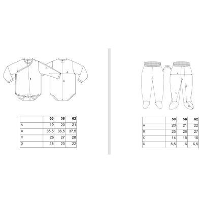 Little Angel Novorozenecká sada smyk Outlast® - Šedý melír/Zvířátka, vel. 56 - obrázek