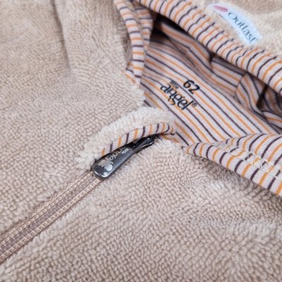 Little Angel Overal mazlík Bambus Outlast® - Latte, vel. 68 - obrázek