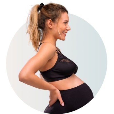 Carriwell Mateřská a kojící podprsenka Soft as Silk - Černá, vel. S - obrázek