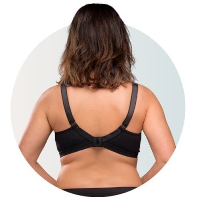 Carriwell Mateřská a kojící podprsenka Soft as Silk - Černá, vel. L - obrázek