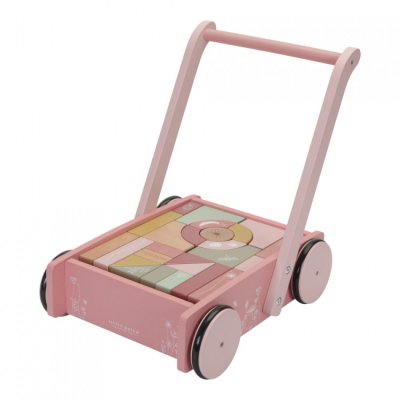 Little Dutch vozíček s kostkami - Pink