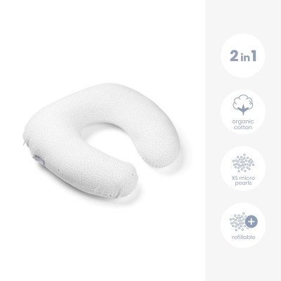 Doomoo Softy Multifunkční podložka polštář - Silver Dots - obrázek