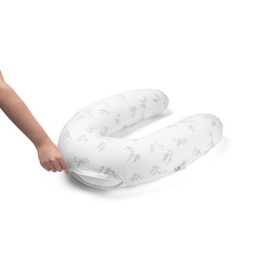 Doomoo Buddy Multifunkční kojící polštář - Bear Family Grey - obrázek