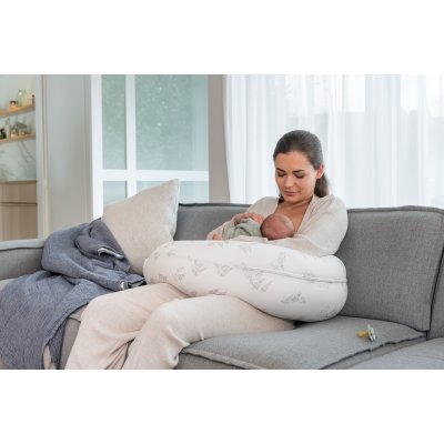 Doomoo Buddy Multifunkční kojící polštář - Bear Family Grey - obrázek