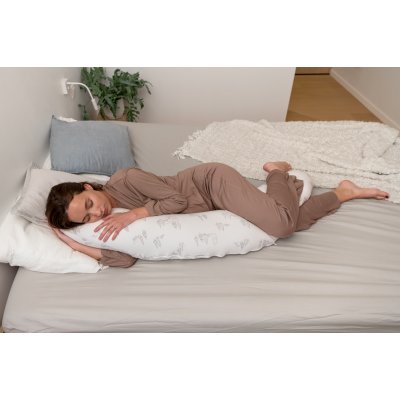 Doomoo Buddy Multifunkční kojící polštář - Bear Family Grey - obrázek