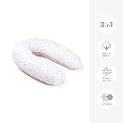 Doomoo Buddy Multifunkční kojící polštář - Flower Pink - obrázek