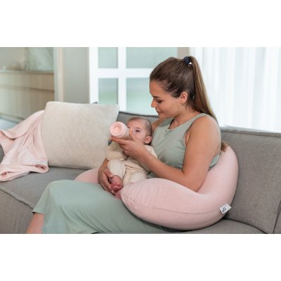 Doomoo Buddy Multifunkční kojící polštář - Chine Pink - obrázek