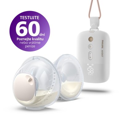 Philips Avent Odsávačka mateřského mléka elektrická Hands-Free Premium Plus Duo - obrázek