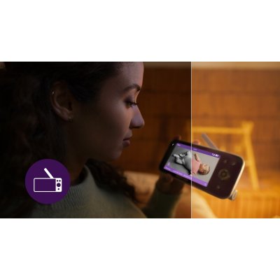 Philips AVENT Dětská chůvička Premium s překladem pláče, sledováním spánku a dýchání - obrázek