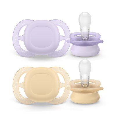 Philips Avent Šidítko Ultrastart Neutral, 0 - 2 m - Dívka, 2 ks - obrázek