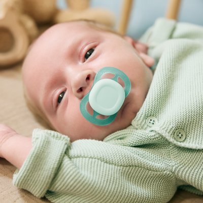 Philips Avent Šidítko Ultrastart Neutral, 0 - 2 m - Chlapec, 2 ks - obrázek