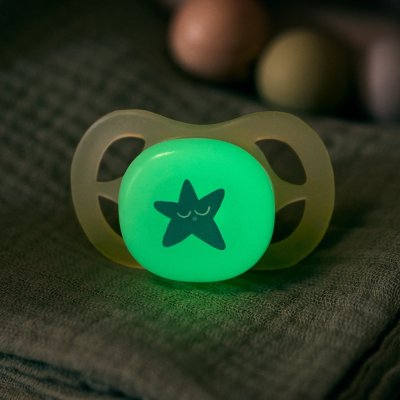 Philips Avent Šidítko Ultrastart noční, 0 - 2 m - Dívka, 2 ks - obrázek