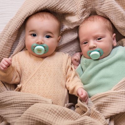 Philips Avent Šidítko Ultrastart Obrázek, 0 - 2 m - Chlapec, 2 ks - obrázek