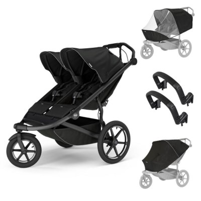 Thule Urban Glide 3 Double s magetickou sponou - Black + příslušenství