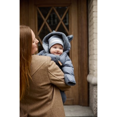 Elodie Details Zimní bavlněná čepice - Berry Blue, 6 - 12 m - obrázek