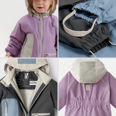 Leokid Kombinéza Color Kit - Blue Swell, vel. 18 - 24 měsíců (vel. 86) - obrázek