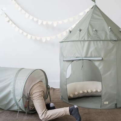 3 Sprouts Dětský Tunel Recycled - Green - obrázek