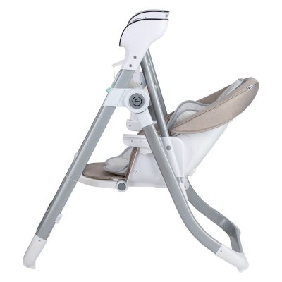 FreeOn Oli Deluxe Jídelní židlička/houpátko - Beige - obrázek