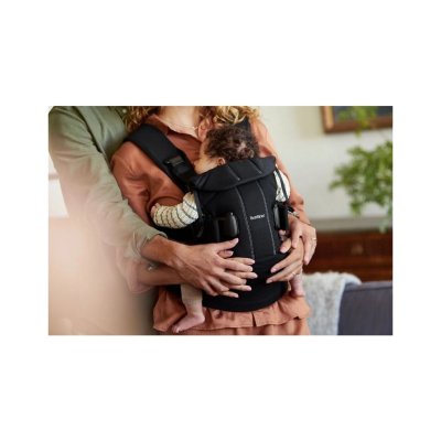 BabyBjörn Nosítko ONE Woven - Black - obrázek