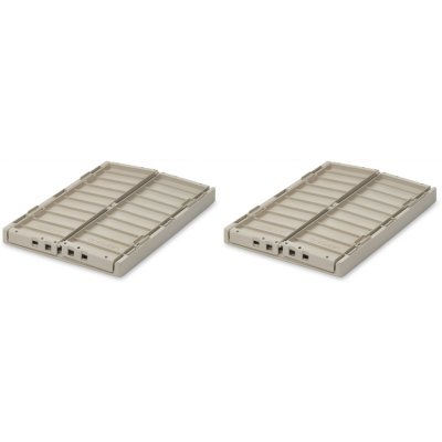 Liewood Weston Úložný box vel. M 2 ks - Sandy - obrázek