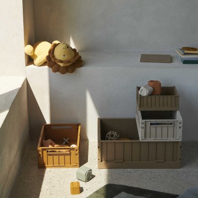 Liewood Weston Úložný box vel. M 2 ks - Sandy - obrázek