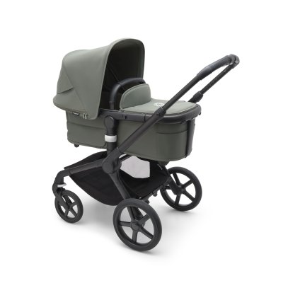 Bugaboo Fox5 Kompletní kočárek + Autosedačka Turtle Air by Nuna - Black/Forest Green - obrázek