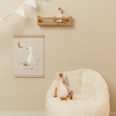 Little Dutch Křeslo dětské plyšové - Soft White - obrázek