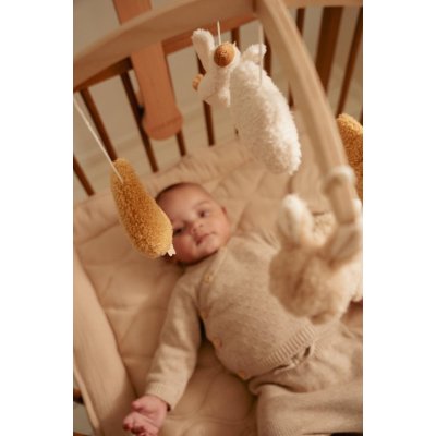 Little Dutch Hudební kolotoč dřevěný - Newborn Naturals - obrázek