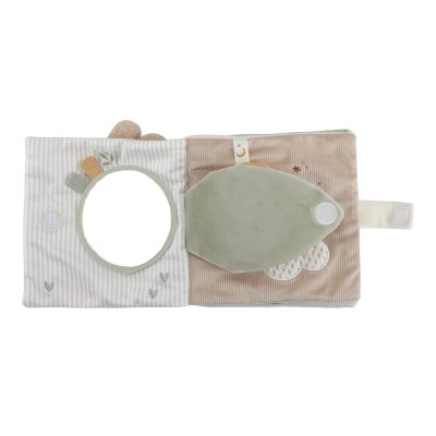 Little Dutch Textilní knížka s aktivitami - Newborn Naturals - obrázek