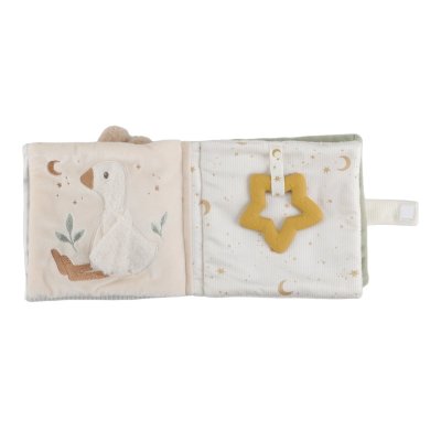 Little Dutch Textilní knížka s aktivitami - Newborn Naturals - obrázek